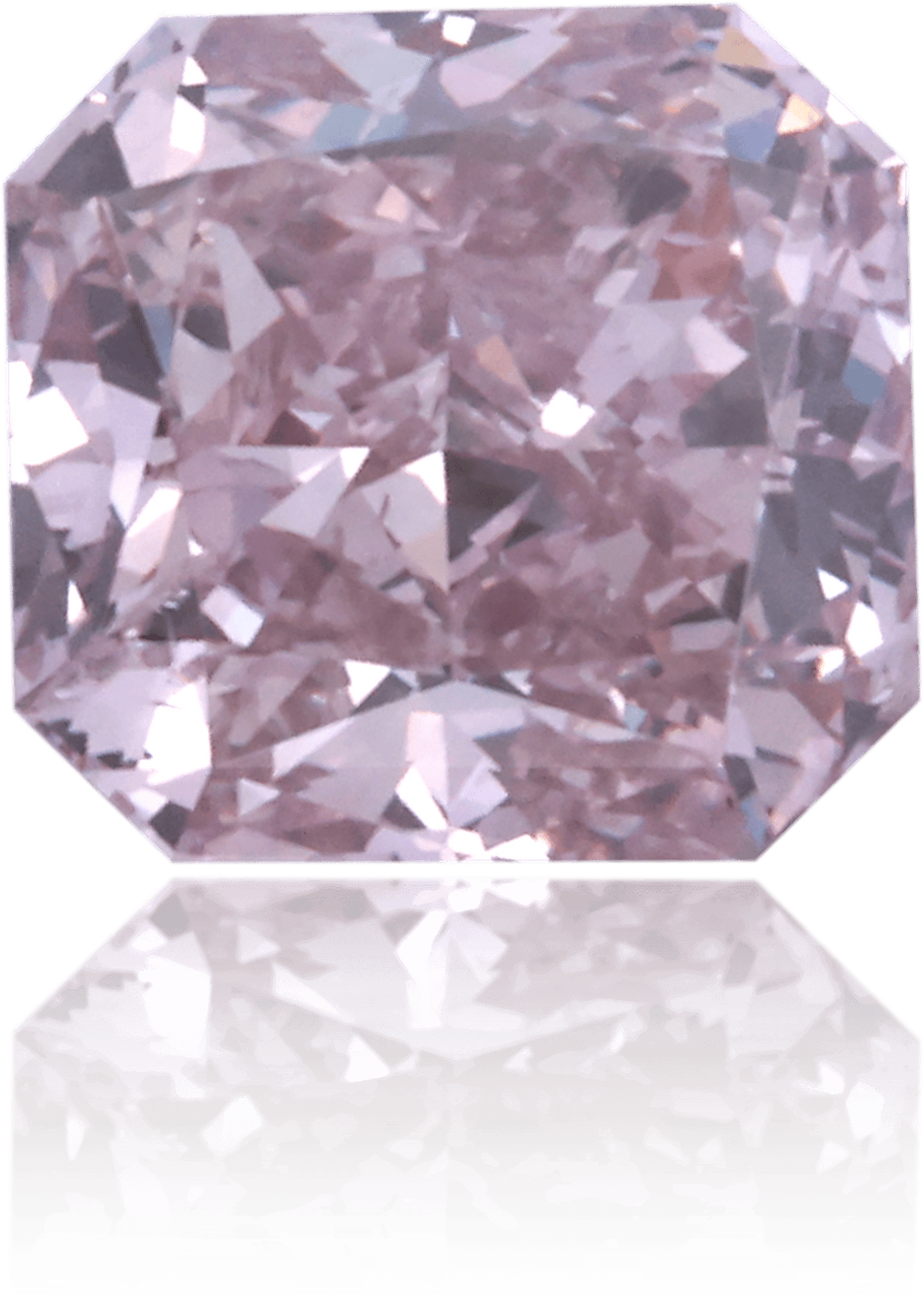 Natural Pink Diamond Square 1.03 ct Polished