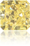 Natural Yellow Diamond Square 1.07 ct Polished