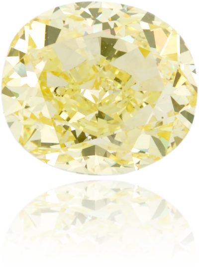 Natural Yellow Diamond Oval 1.10 ct Polished