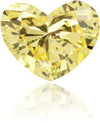 Natural Yellow Diamond Heart Shape 1.10 ct Polished