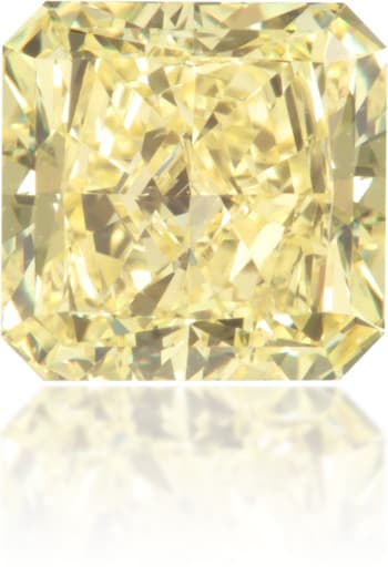 Natural Yellow Diamond Square 1.10 ct Polished