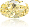 Natural Yellow Diamond Oval 1.13 ct Polished