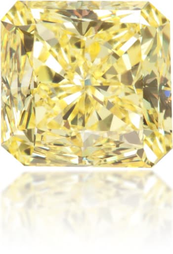 Natural Yellow Diamond Square 1.15 ct Polished