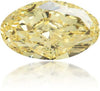 Natural Yellow Diamond Oval 1.17 ct Polished