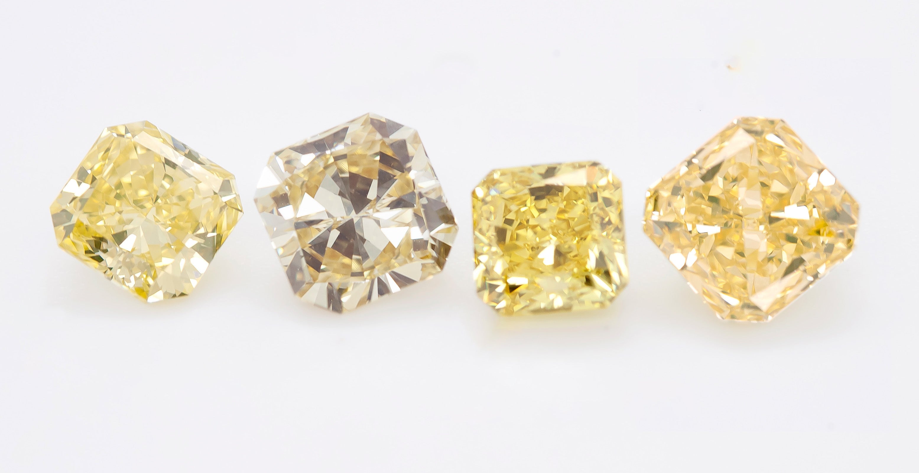 Natural Yellow diamonds in various tones, available at Langerman Diamonds
