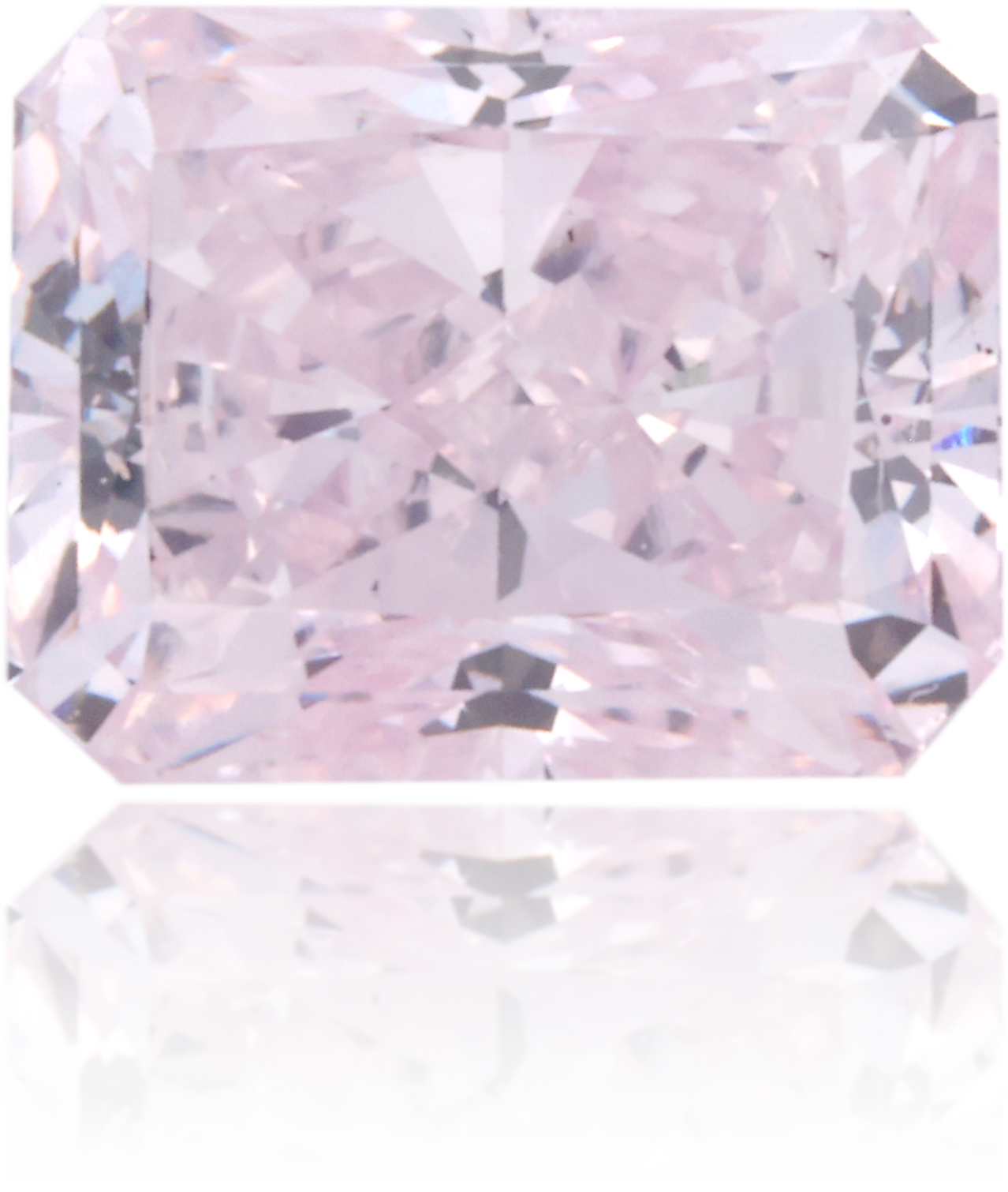 Natural Purple Diamond Rectangle 1.33 ct Polished