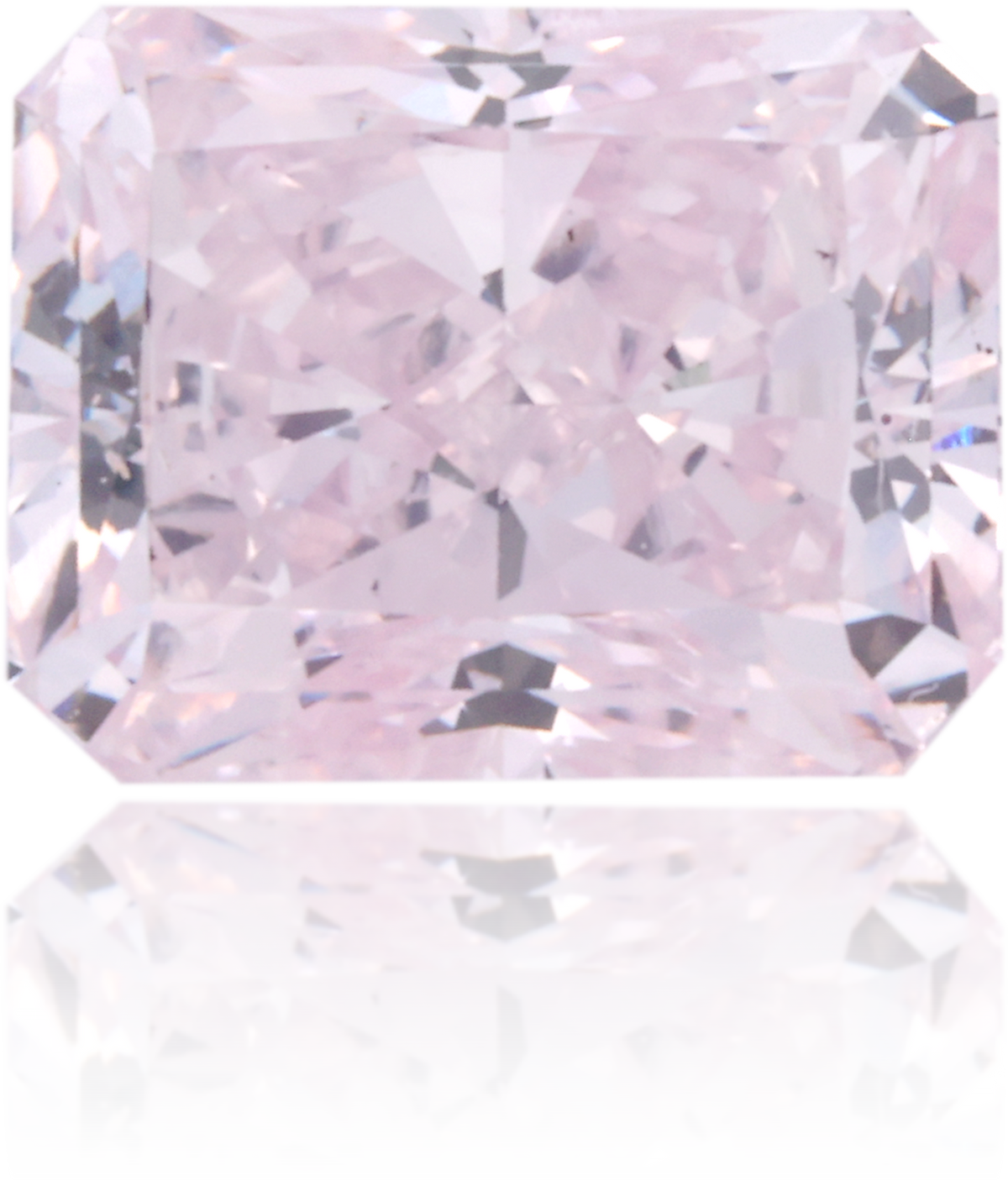 Natural Purple Diamond Rectangle 1.33 ct Polished