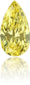 Natural Yellow Diamond Pear Shape 1.41 ct Polished