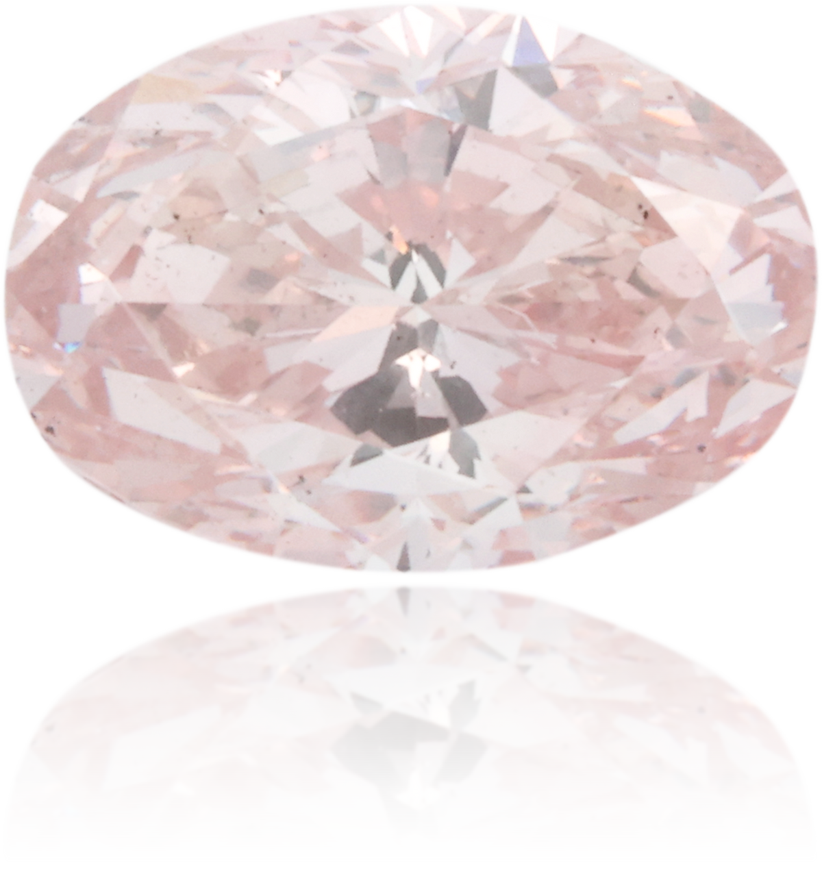 Natural Pink Diamond Oval 1.44 ct Polished