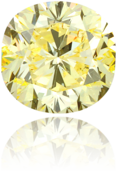 Natural Yellow Diamond Cushion 1.47 ct Polished