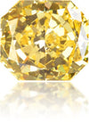 Natural Yellow Diamond Rectangle 1.48 ct Polished