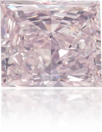 Natural Pink Diamond Rectangle 1.74 ct Polished