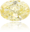 Natural Yellow Diamond Oval 1.82 ct Polished