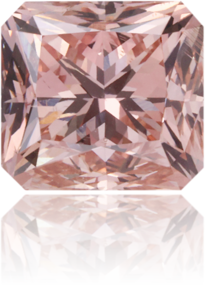 Natural Pink Diamond Rectangle 1.99 ct Polished