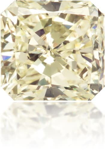 Natural Yellow Diamond Square 2.12 ct Polished