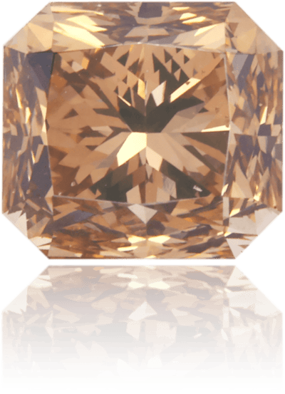 Natural Brown Diamond Rectangle 2.27 ct Polished