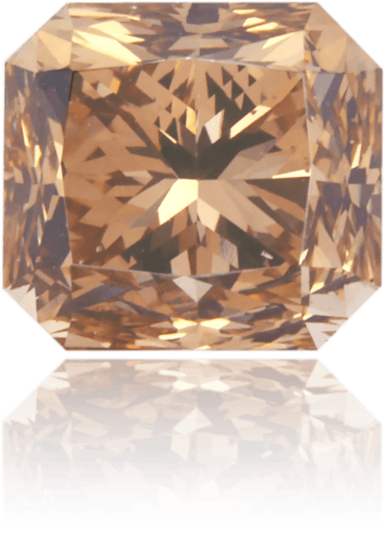 Natural Brown Diamond Rectangle 2.27 ct Polished