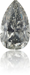Natural Gray Diamond Pear Shape 2.57 ct Polished