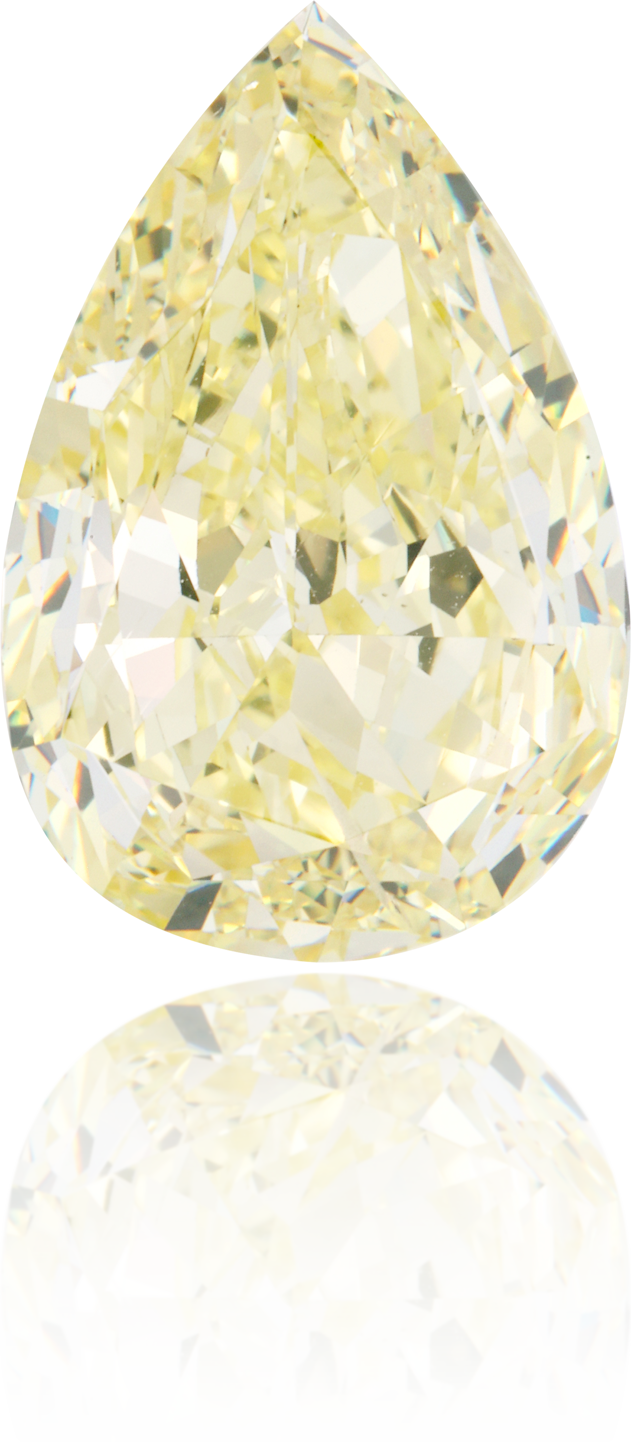 Natural Yellow Diamond Pear Shape 5.44 ct Polished
