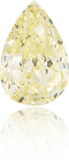 Natural Yellow Diamond Pear Shape 5.44 ct Polished