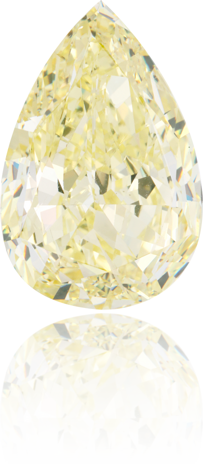 Natural Yellow Diamond Pear Shape 5.44 ct Polished