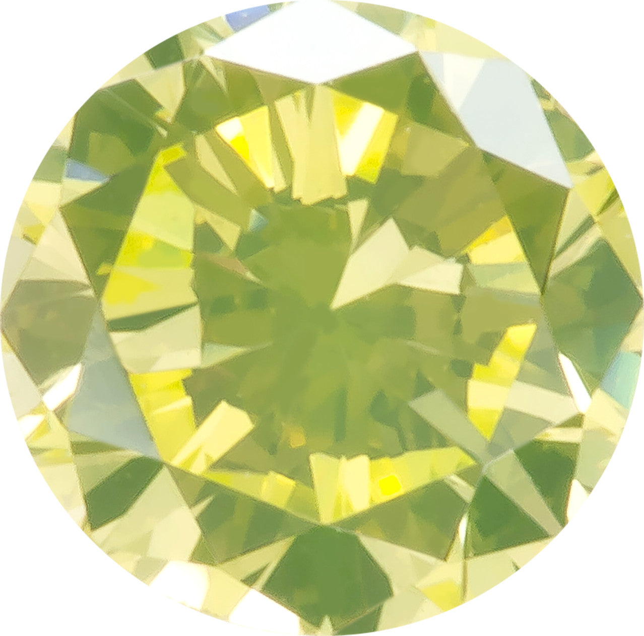 Fancy Vivid Green-Yellow diamond from Langerman Diamonds.