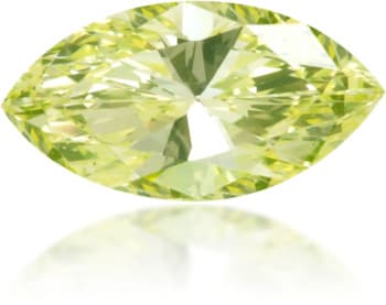 Natural Green Diamond Marquise 0.18 ct Polished