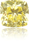 Natural Yellow Diamond Square 0.24 ct Polished