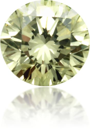 Natural Green Diamond Round 0.30 ct Polished