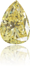 Natural Yellow Diamond Pear Shape 0.21 ct Polished