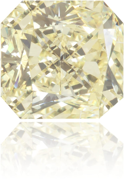 Natural Yellow Diamond Rectangle 0.41 ct Polished