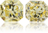 Natural Yellow Diamond Square 0.00 ct set