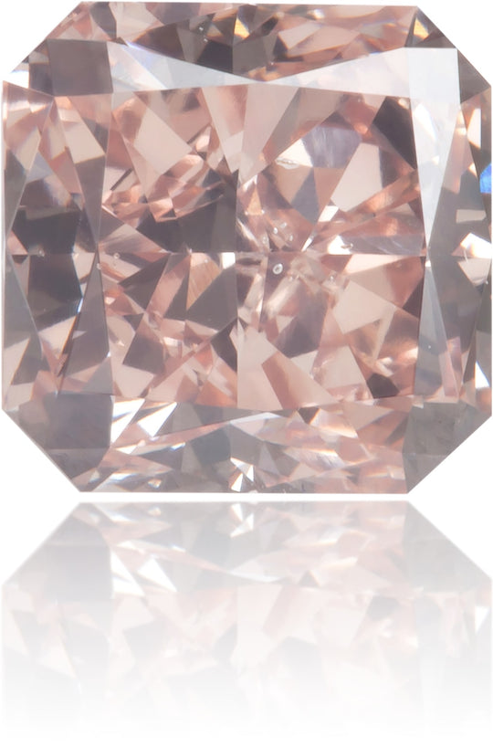 Natural Pink Diamond Square 1.38 ct Polished