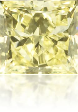 Natural Yellow Diamond Square 1.03 ct Polished
