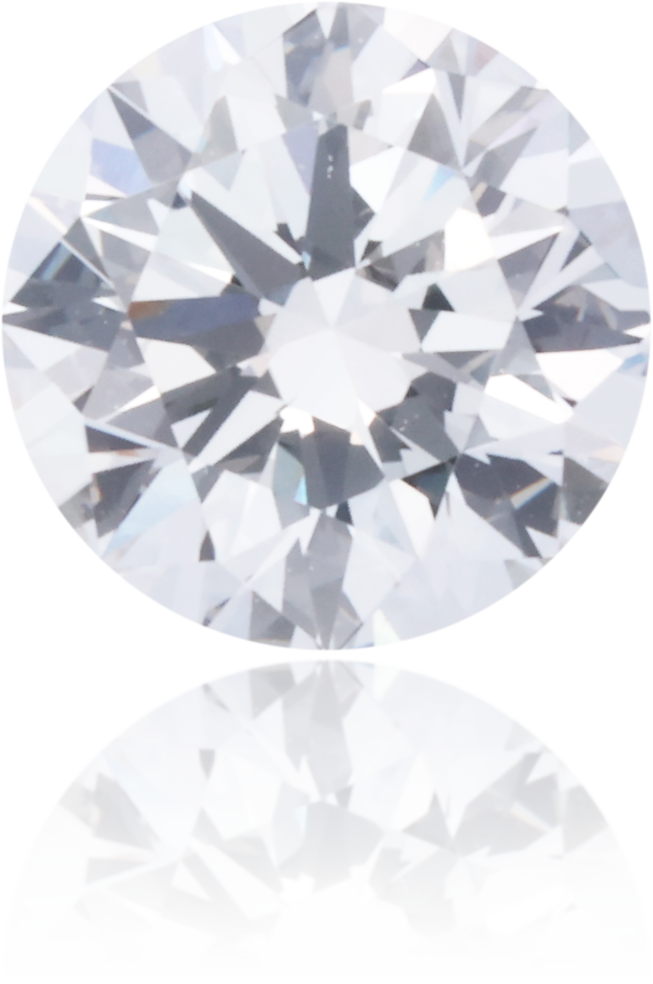 Natural Blue Diamond Round 0.70 ct Polished