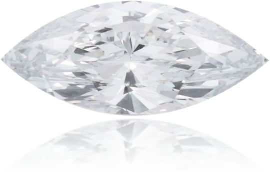 Natural Blue Diamond Marquise 0.51 ct Polished