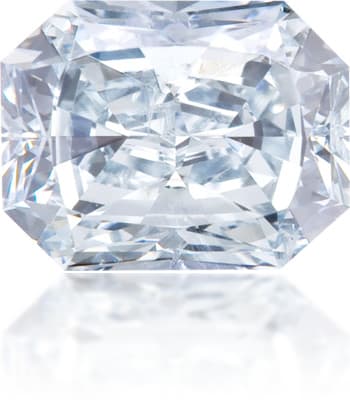 Natural Blue Diamond Rectangle 0.51 ct Polished