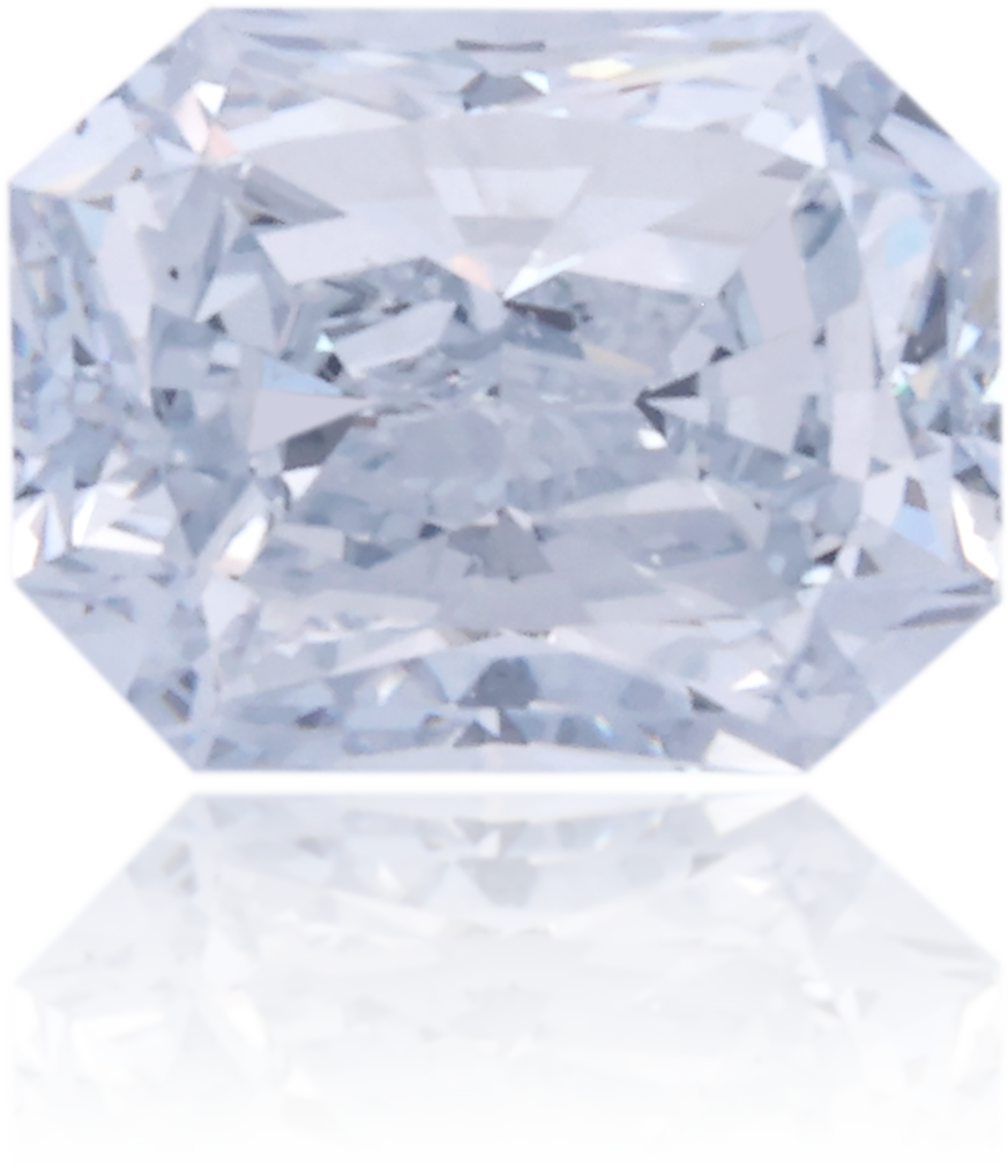 Natural Blue Diamond Rectangle 0.51 ct Polished