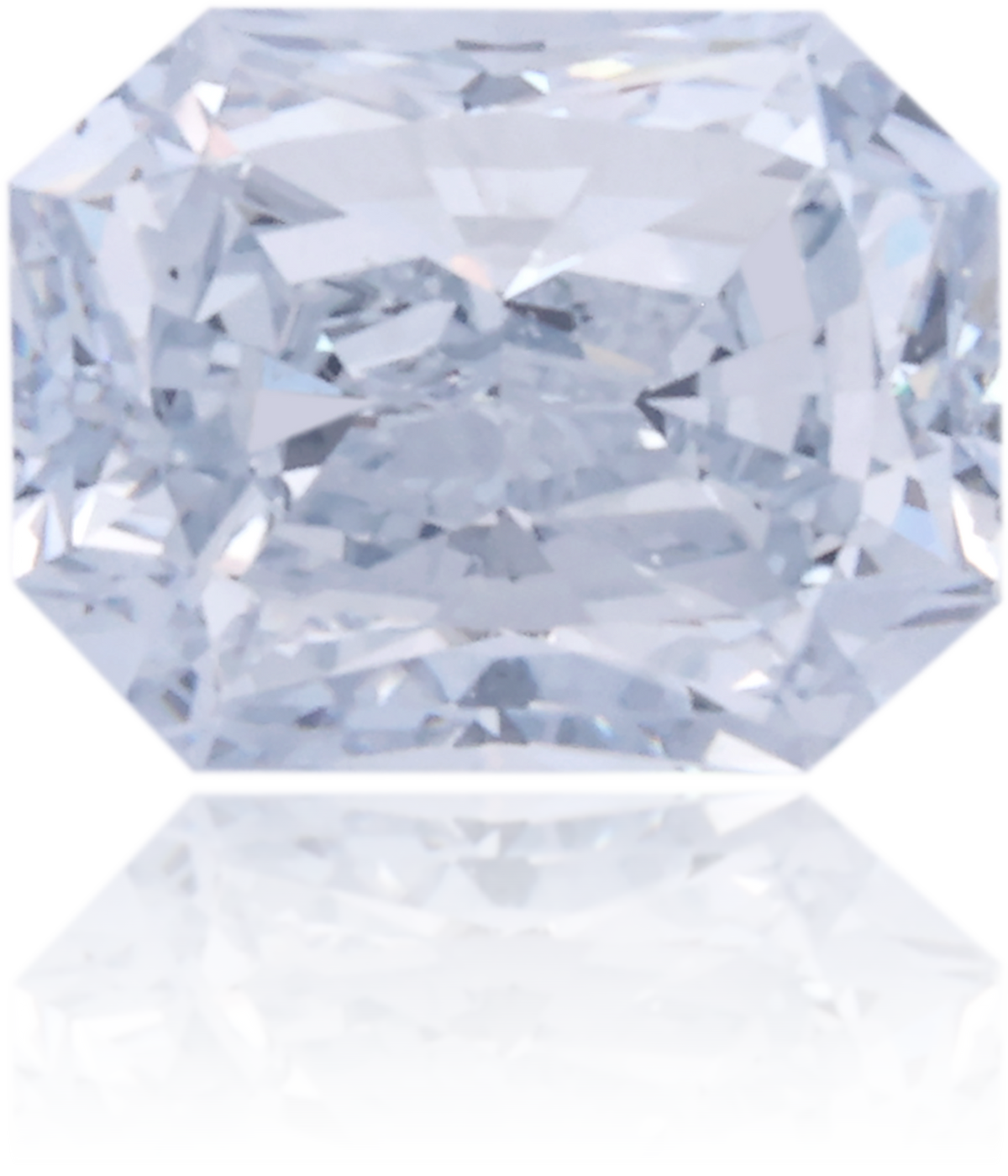 Natural Blue Diamond Rectangle 0.51 ct Polished