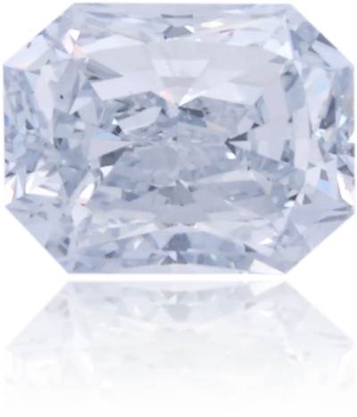 Natural Blue Diamond Rectangle 0.51 ct Polished