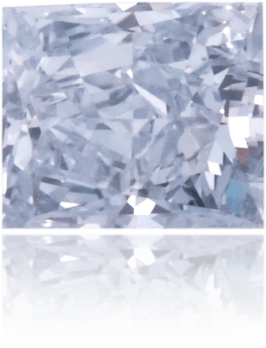 Natural Blue Diamond Rectangle 0.52 ct Polished