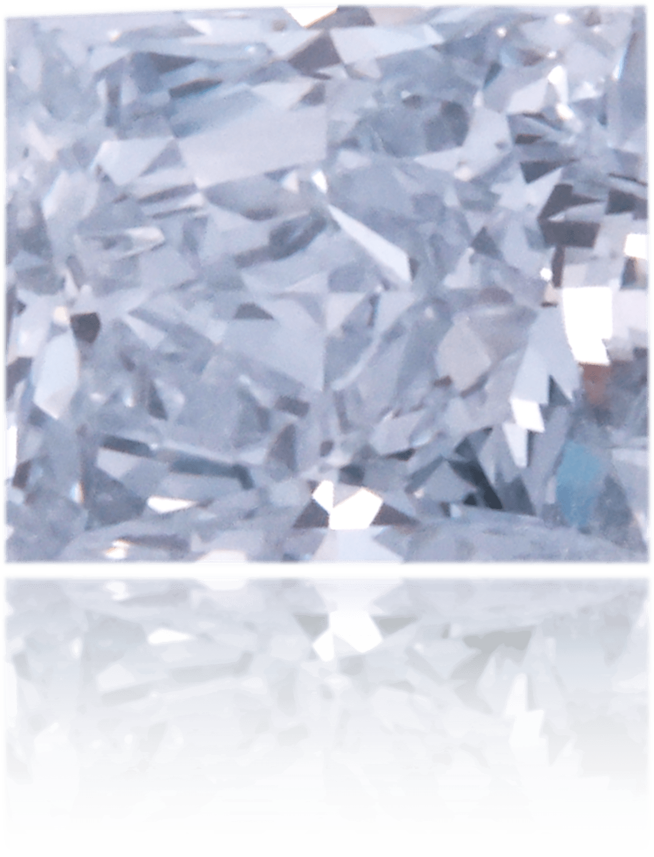Natural Blue Diamond Rectangle 0.52 ct Polished