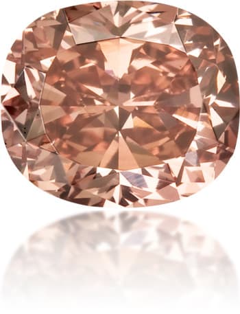 Natural Pink Diamond Cushion 0.48 ct Polished
