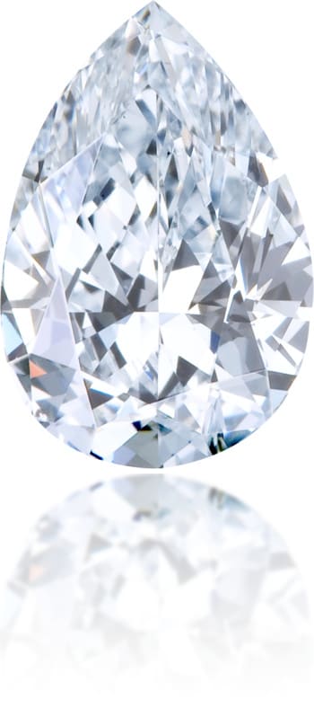 Natural Blue Diamond Pear Shape 0.50 ct Polished