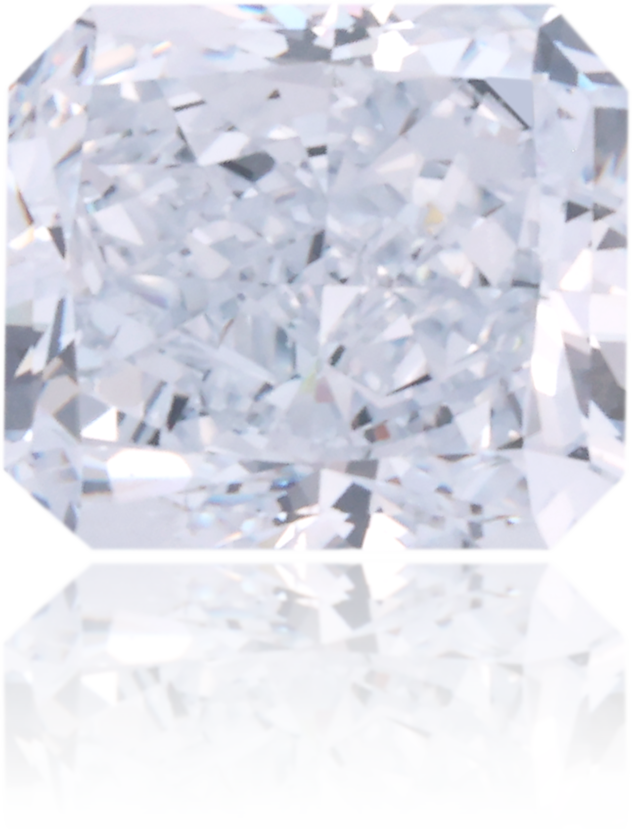 Natural Blue Diamond Rectangle 0.44 ct Polished