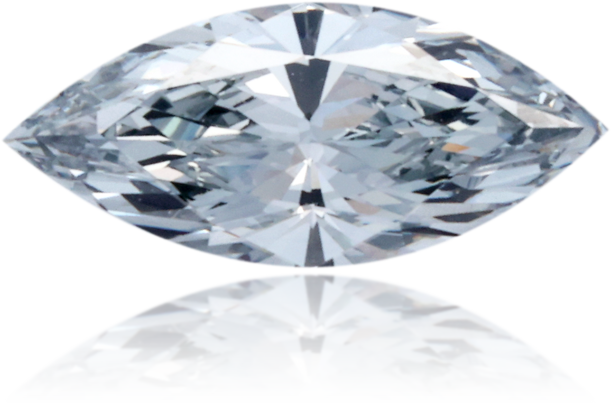 Natural Blue Diamond Marquise 0.44 ct Polished