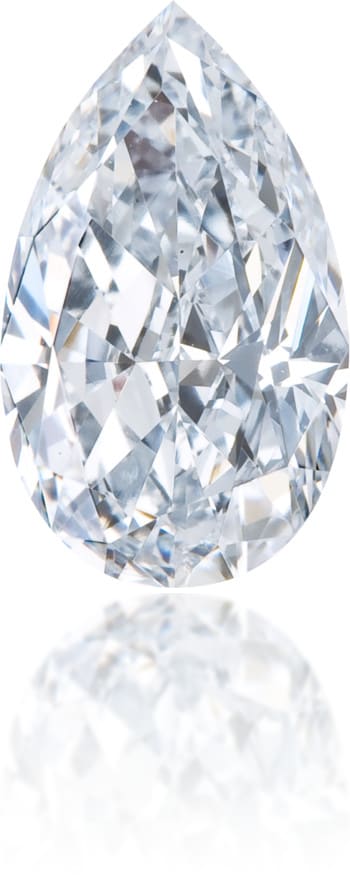 Natural Blue Diamond Pear Shape 0.44 ct Polished