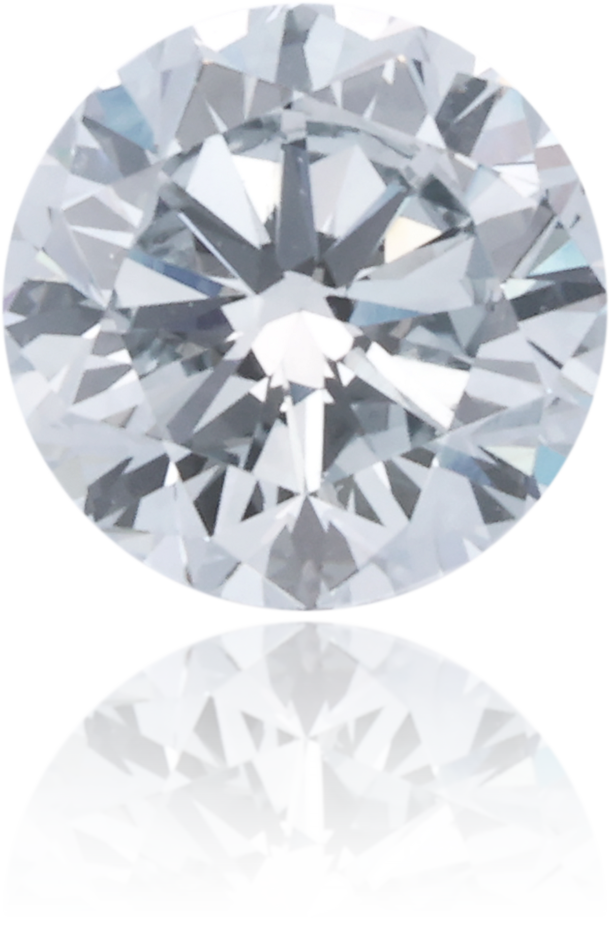 Natural Blue Diamond Round 0.46 ct Polished