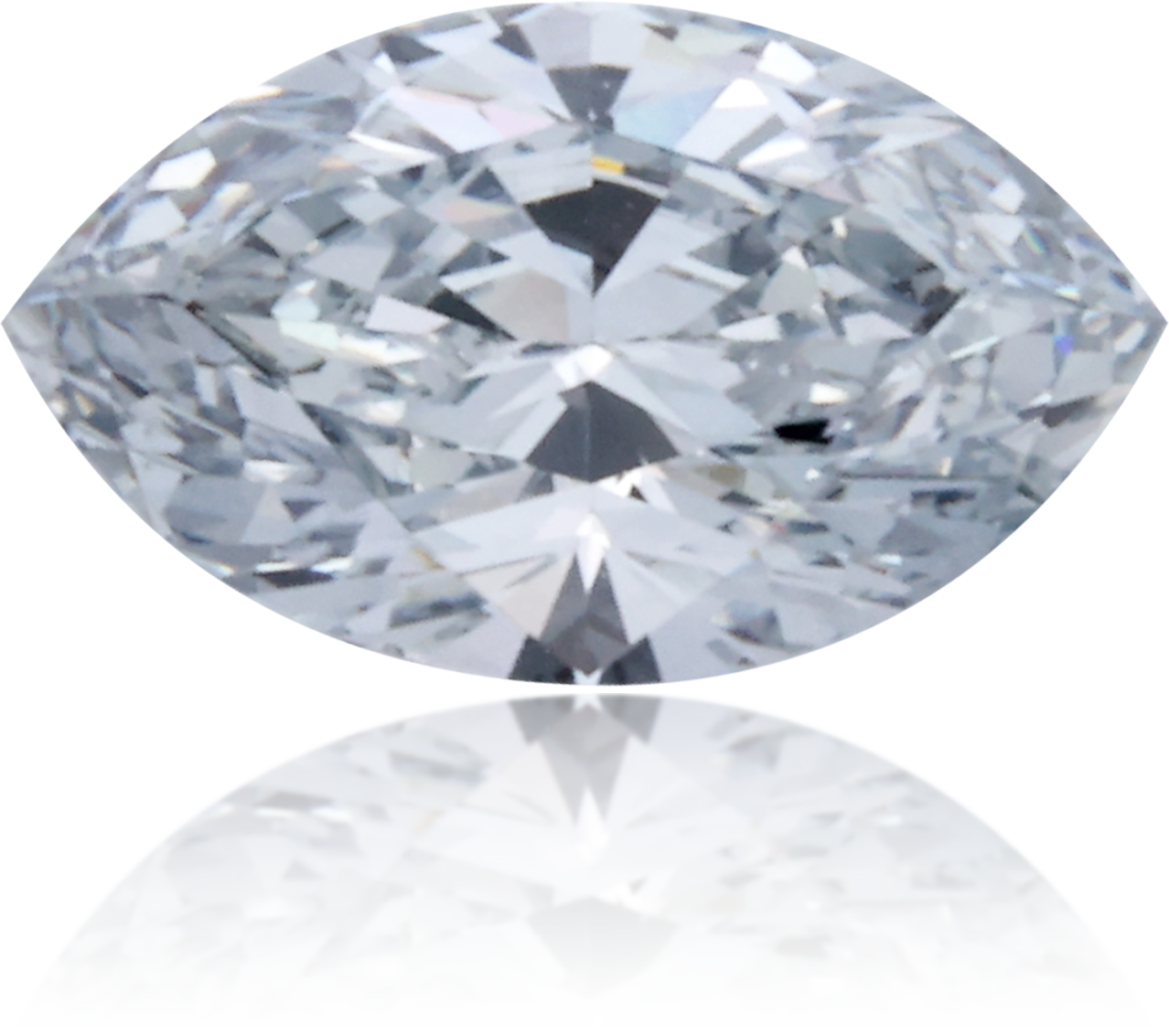 Natural Blue Diamond Marquise 0.47 ct Polished