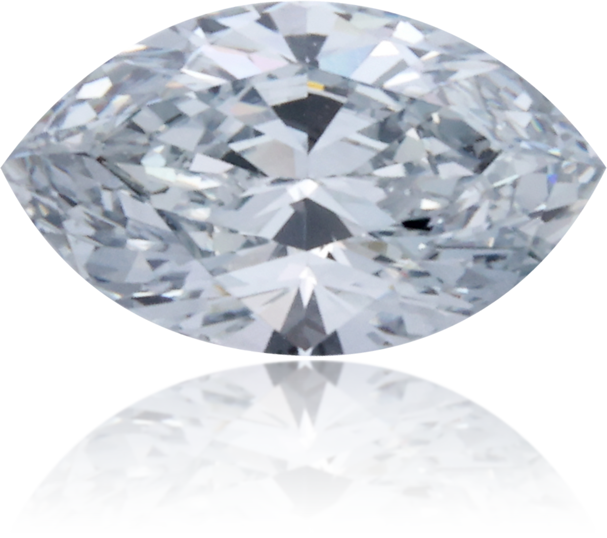 Natural Blue Diamond Marquise 0.47 ct Polished